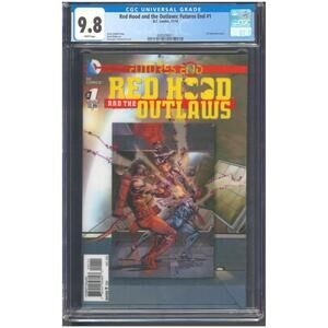 Red Hood and the Outlaws: Futures End #1 CGC 9.8 (2014) - 3-D lenticular‎ cover